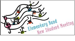 elementary band new student meeting